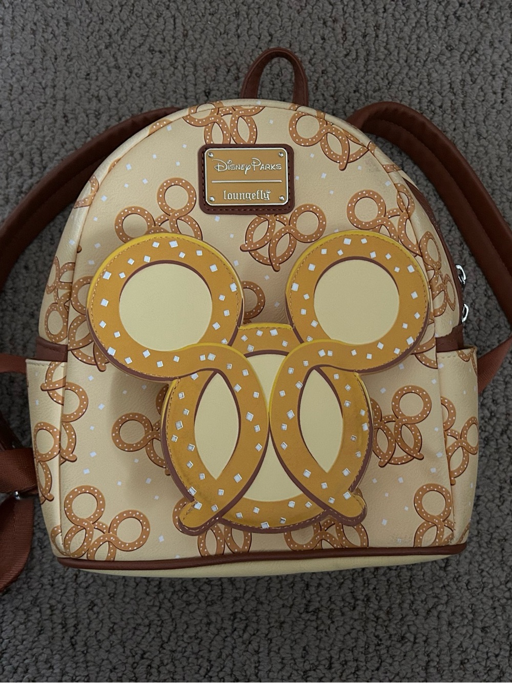 Disney Parks Loungefly Pretzel Backpack